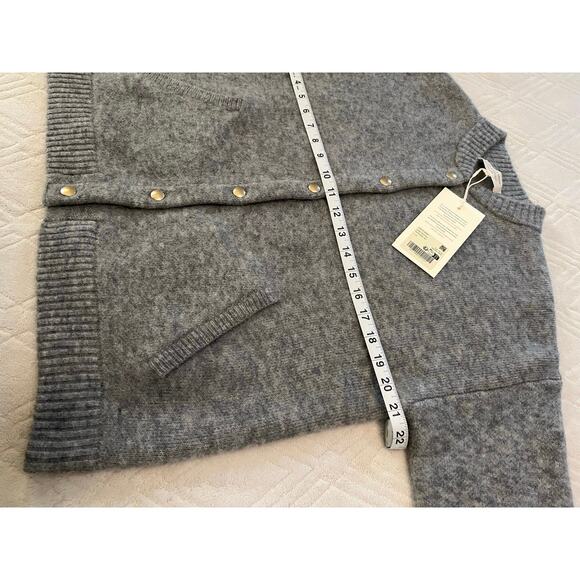 [SOLD] La Maille Sezane Eddy Jacket in Middle Grey Size M NWT✨ - Picture 12 of 13